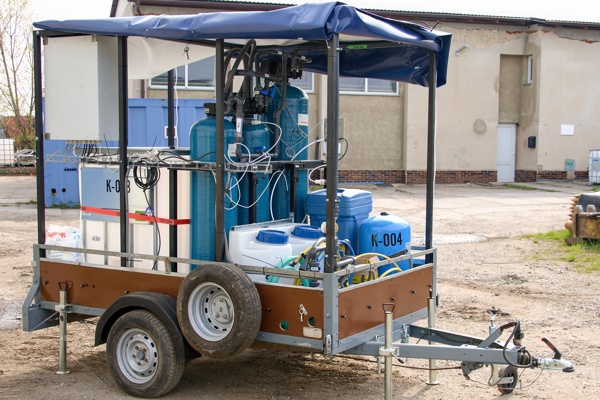 Ilustrační obrázek článku 'Mobile water treatment plant'